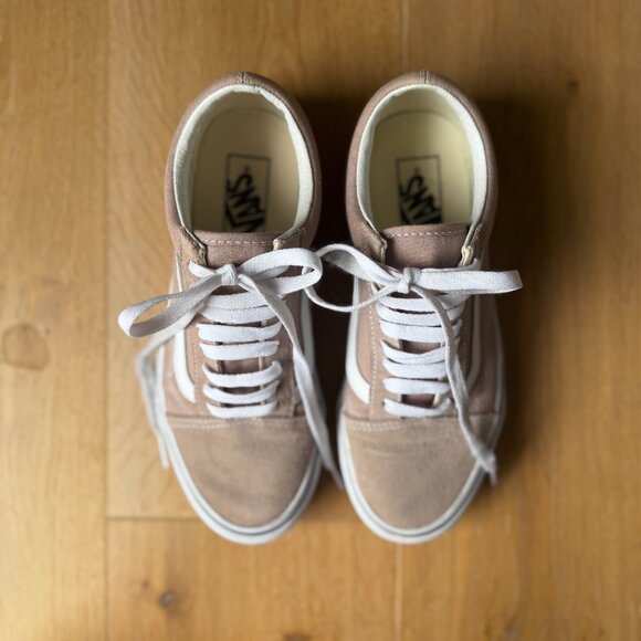 Vans Old Skool VN000CT8HCZ “Atmosphere” • W8 / M6.5 • mauve Beige Skatercore - Picture 10 of 15